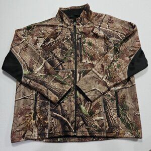 Irish Setter Red Wing Shoes Mens 3XL Camouflage‎ Long Sleeve Zip Fleece Jacket
